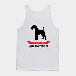 I Love My Wire Fox Terrier Tank Top